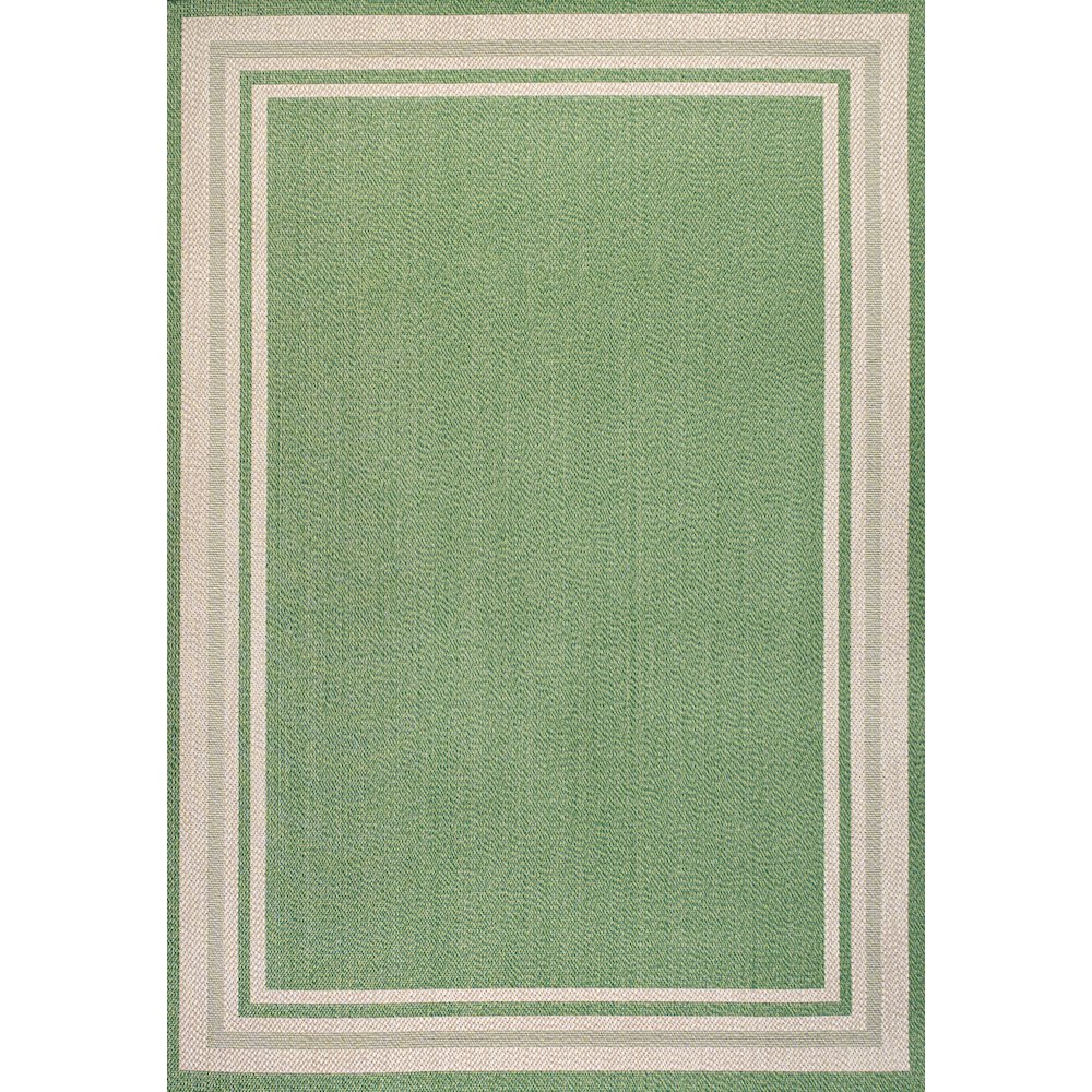 James Modern Border Stripe Indoor/Outdoor Area Rug