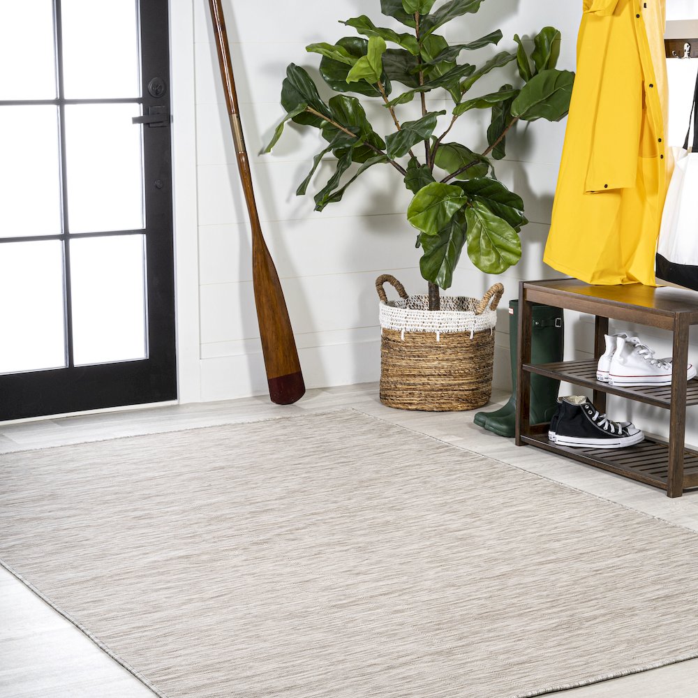 Ethan Modern Flatweave Solid Area Rug