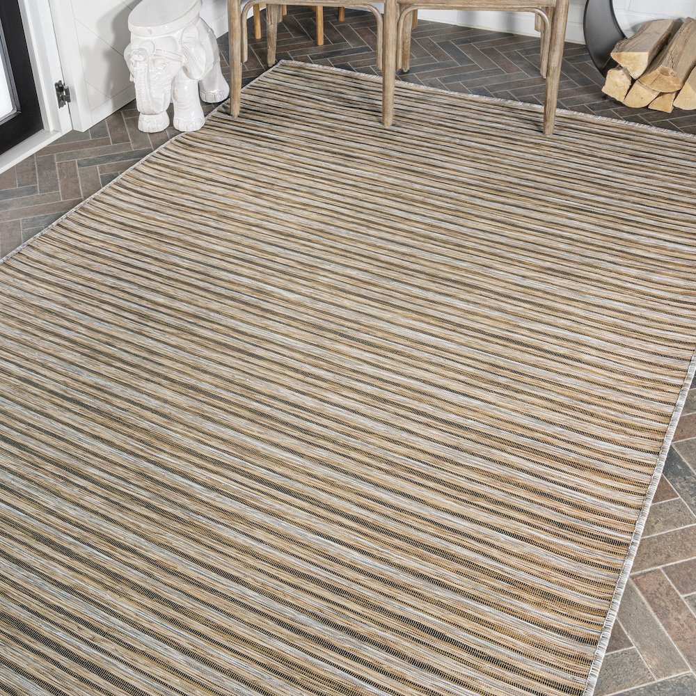 Finn Modern Farmhouse Pinstripe Area Rug