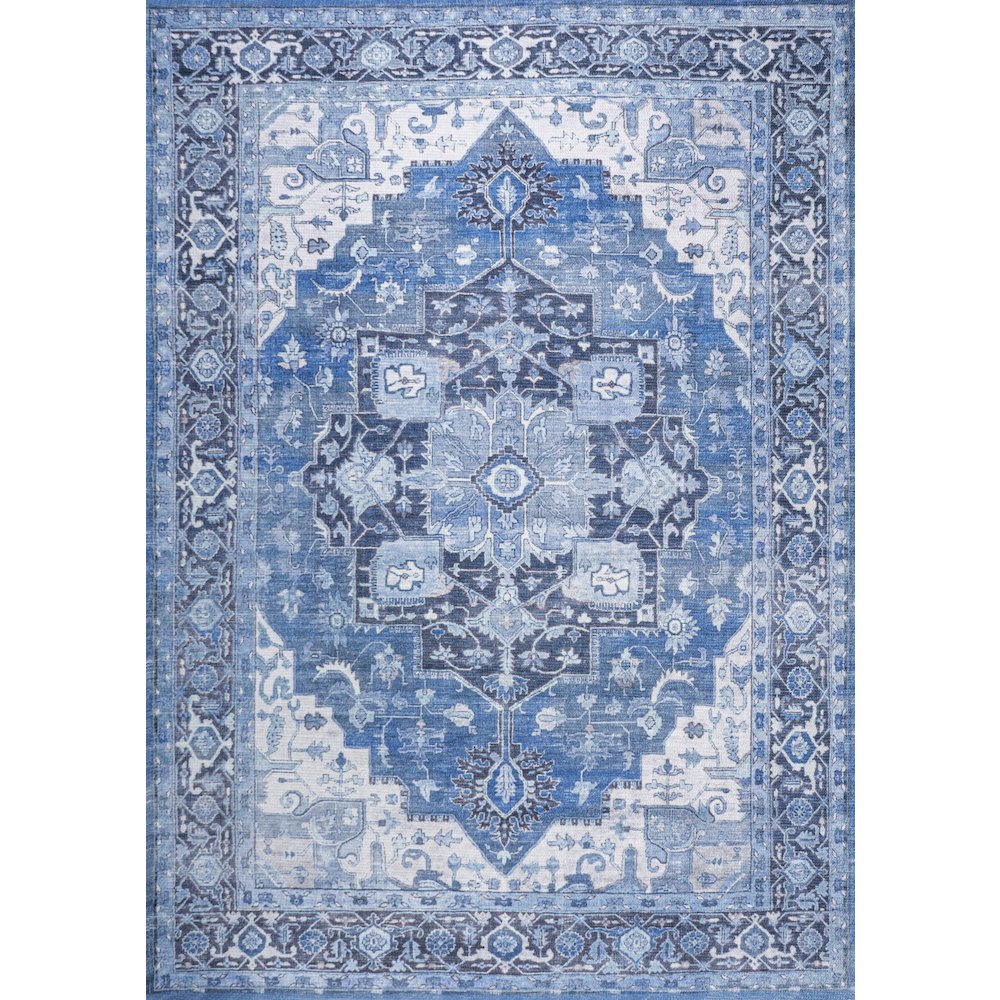 Maris Ornate Medallion Washable Indoor/Outdoor Area Rug