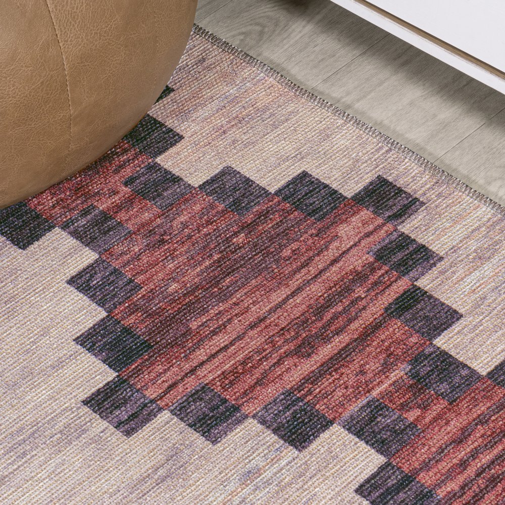 Timantii Modern Trellis Kilim Area Rug