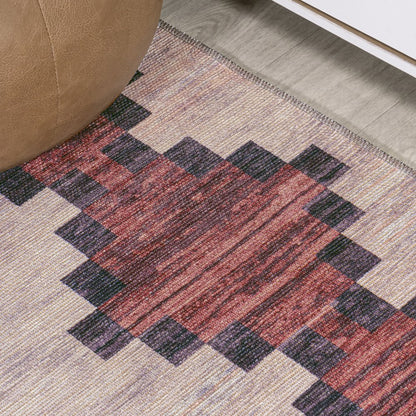 Timantii Modern Trellis Kilim Area Rug
