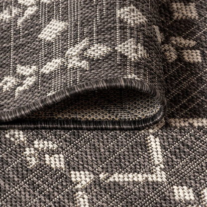 Ourika Moroccan Geometric TetuWeave  Indoor/Outdoor  Rug