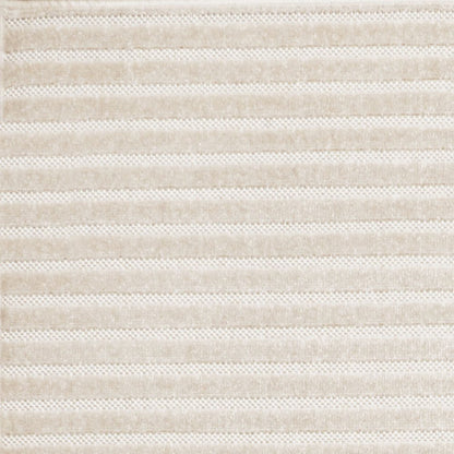 Aarhus High-Low Minimalist Scandi Striped  Indoor/Outdoor  Rug