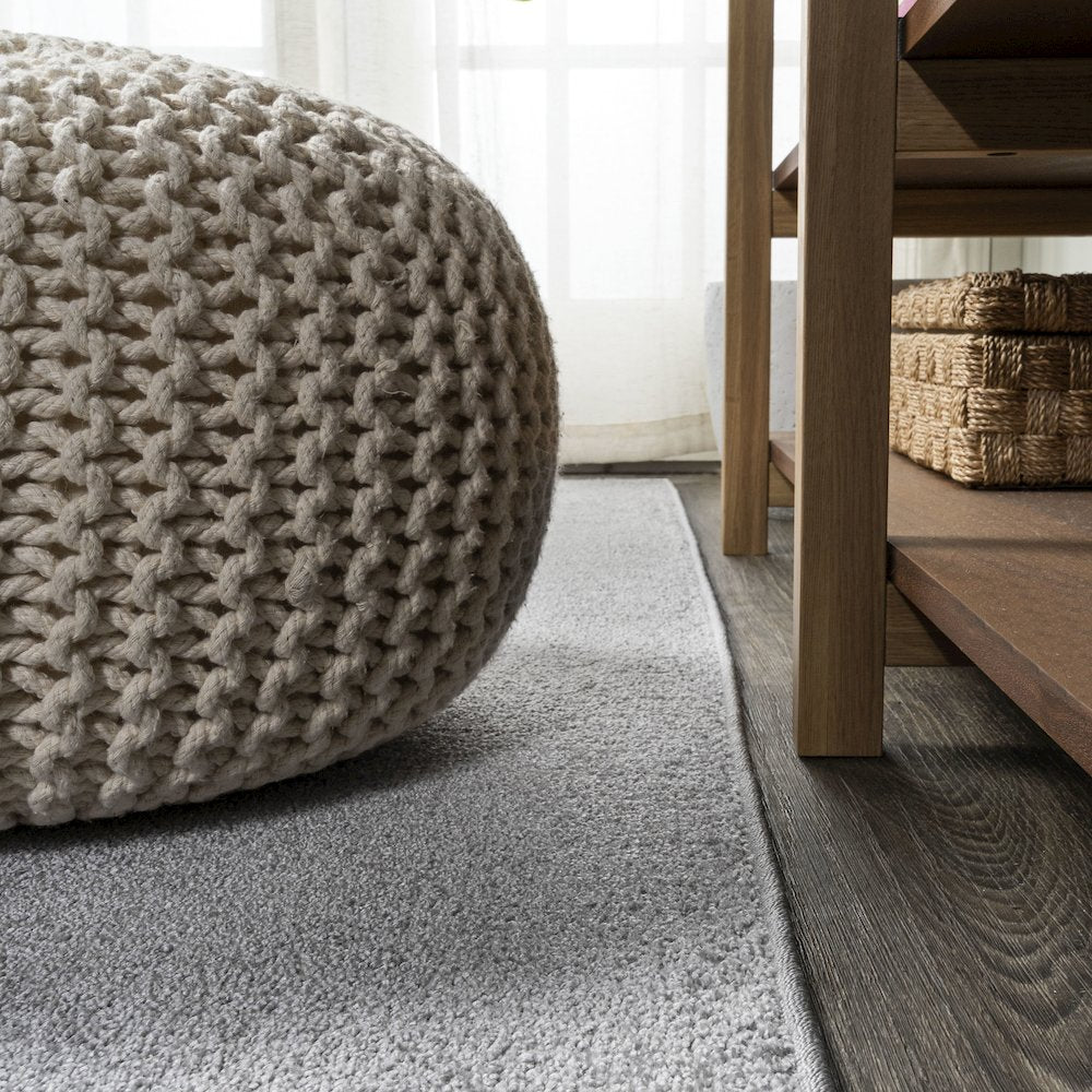 Haze Solid Low-Pile Area Rug