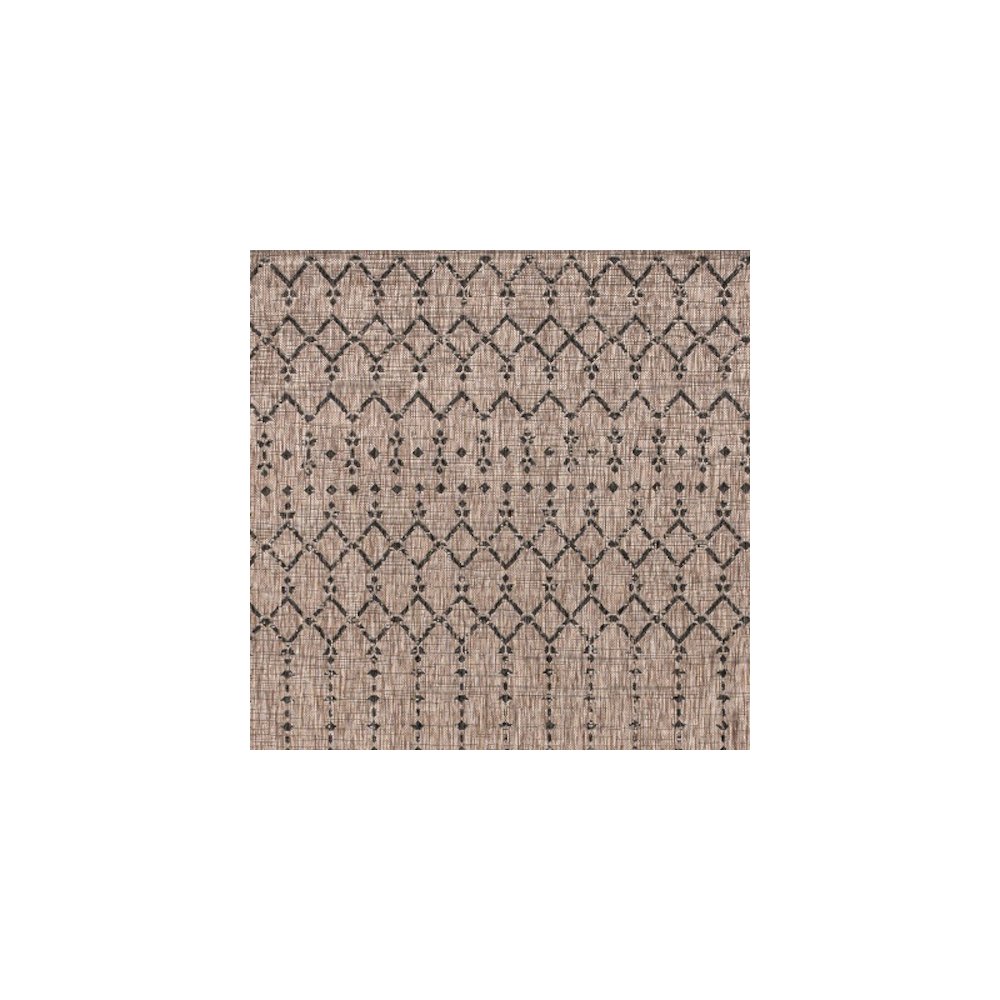 Ourika Moroccan Geometric TetuWeave Natural/Indoor/Outdoor  Rug