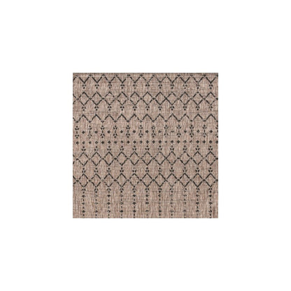 Ourika Moroccan Geometric TetuWeave Natural/Indoor/Outdoor  Rug
