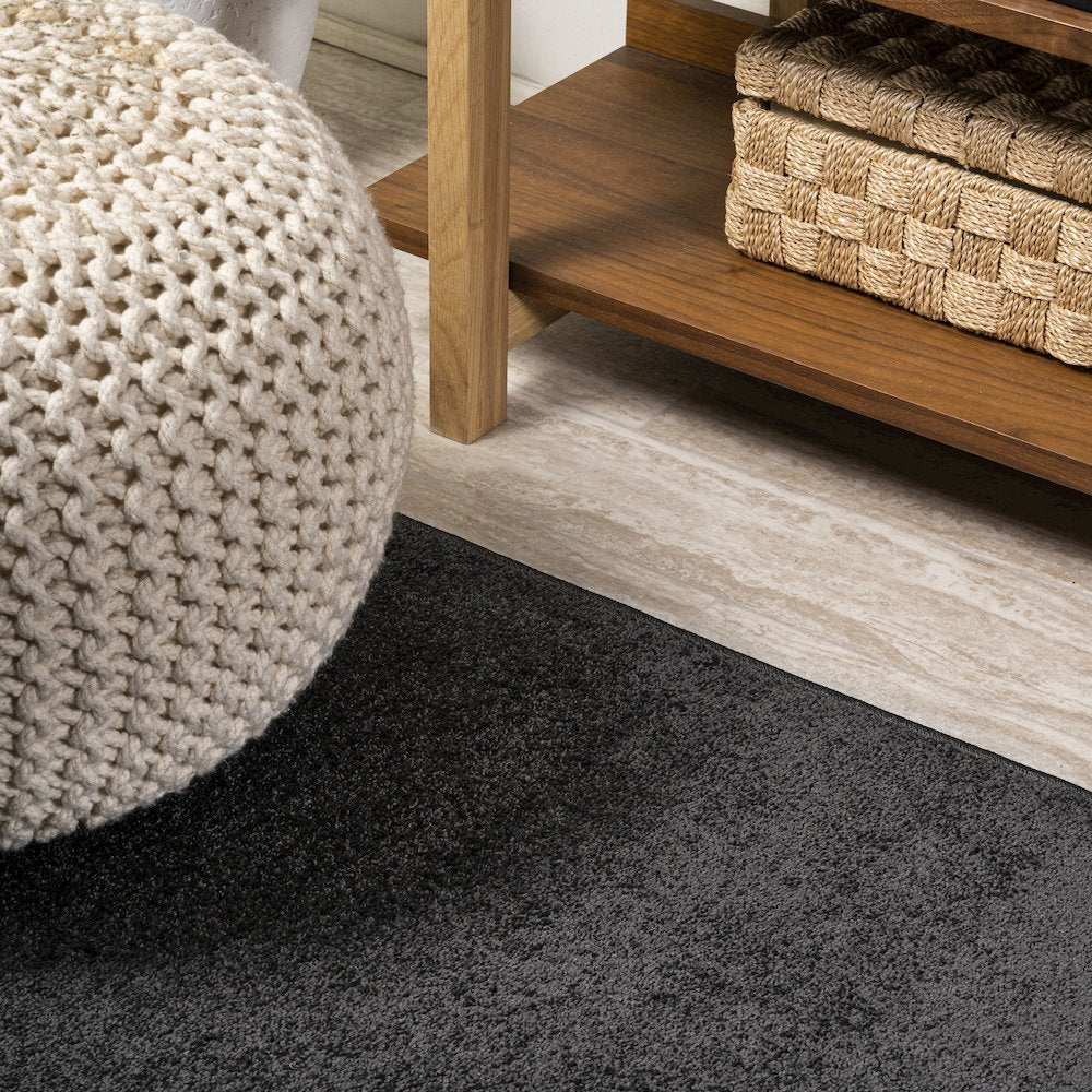 Haze Solid Low-Pile Area Rug