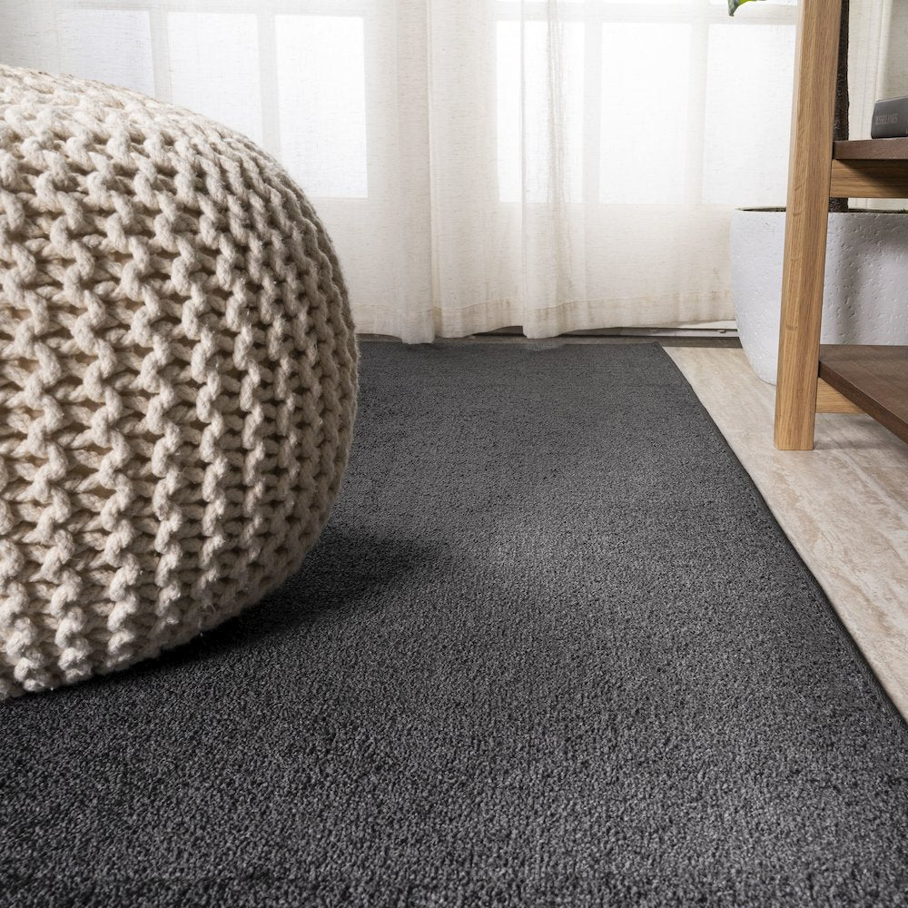 Haze Solid Low-Pile Area Rug