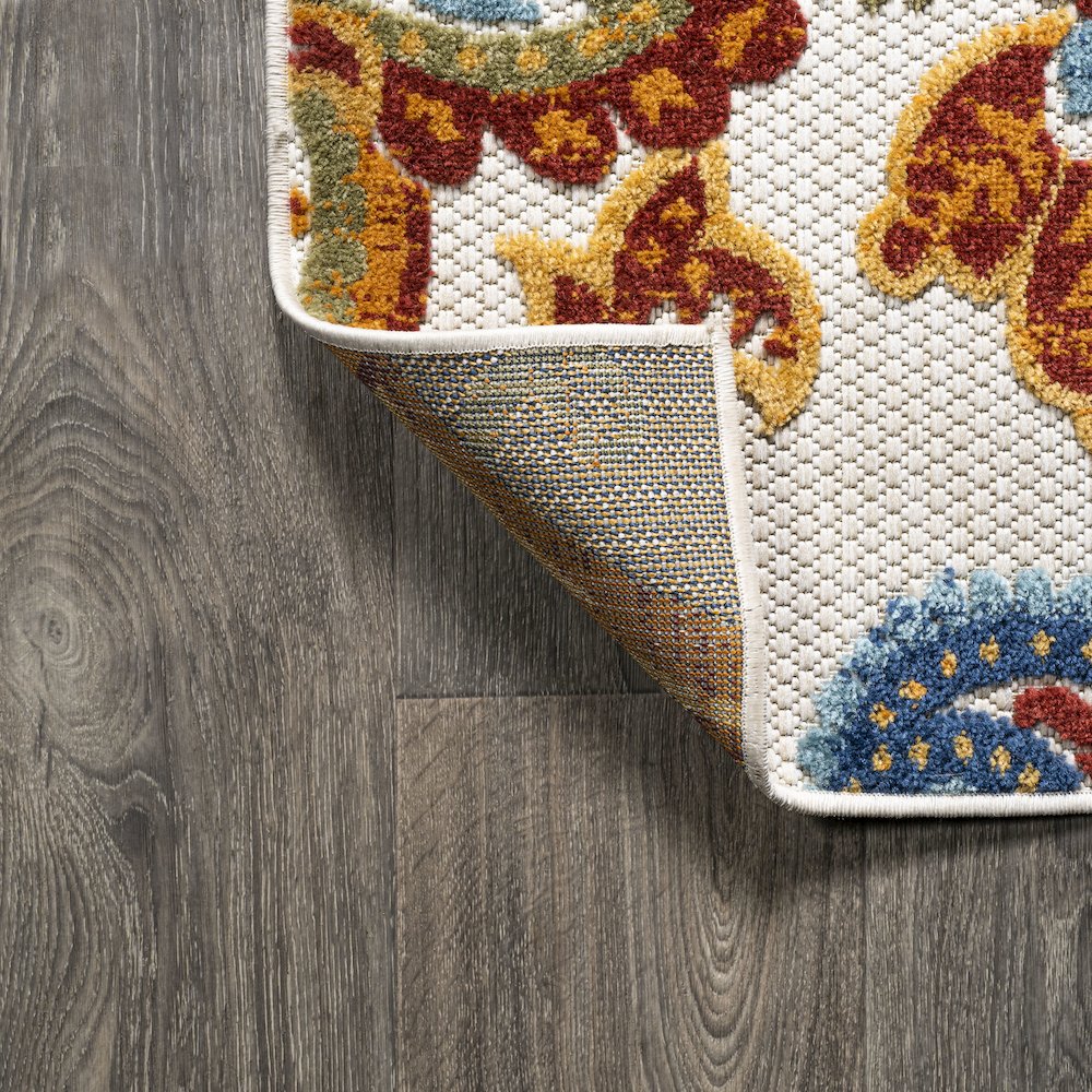 Gordes Paisley High-Low Indoor/Outdoor Area Rug