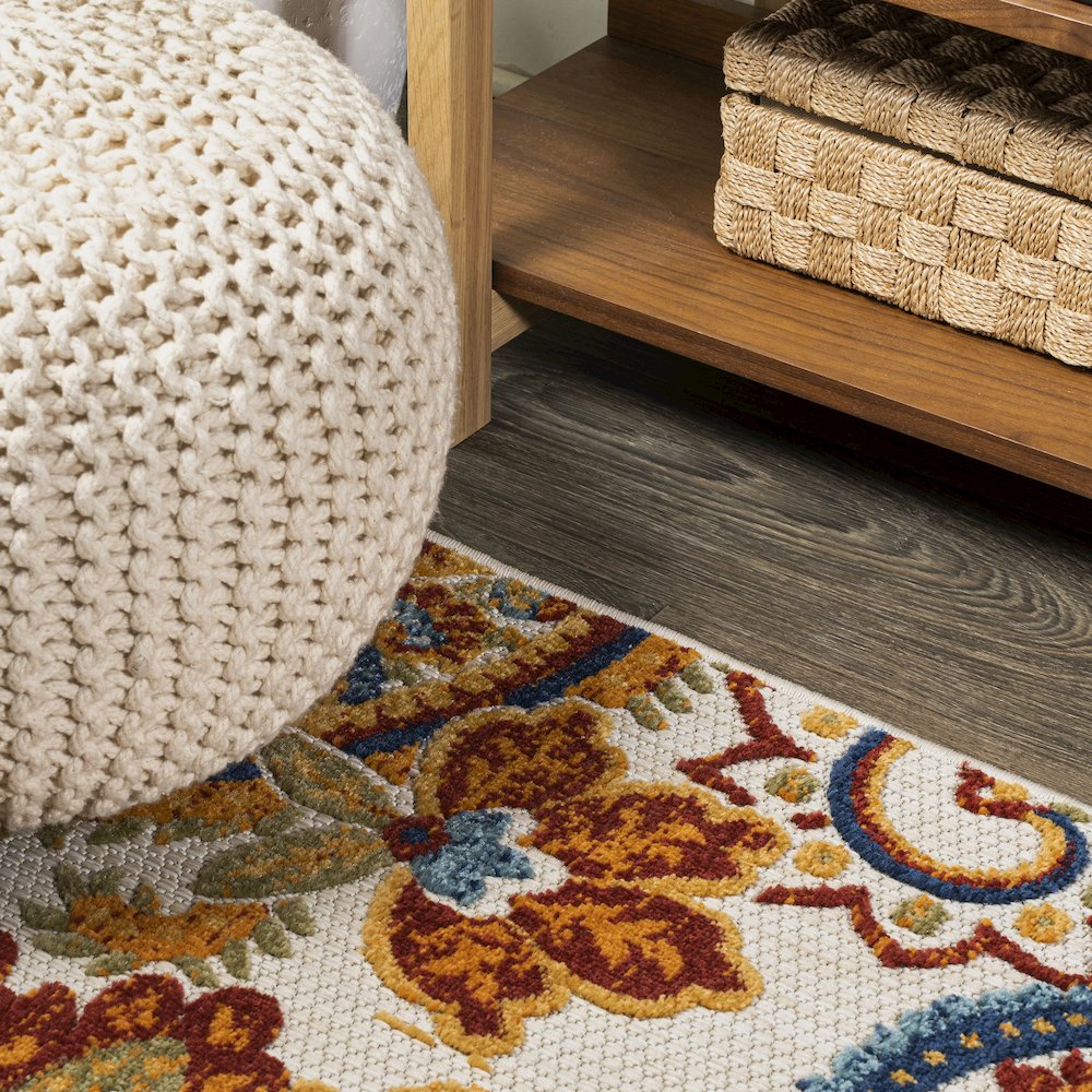 Gordes Paisley High-Low Indoor/Outdoor Area Rug