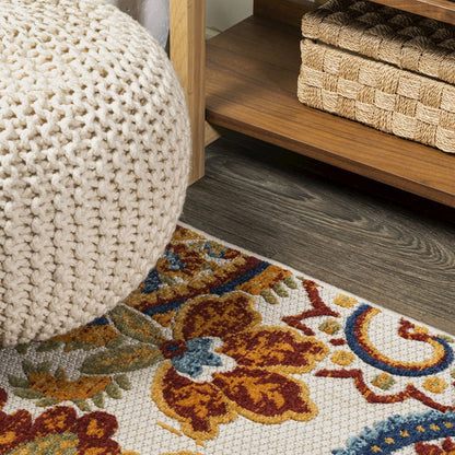 Gordes Paisley High-Low Indoor/Outdoor Area Rug