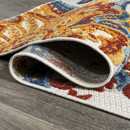 Gordes Paisley High-Low Indoor/Outdoor Area Rug