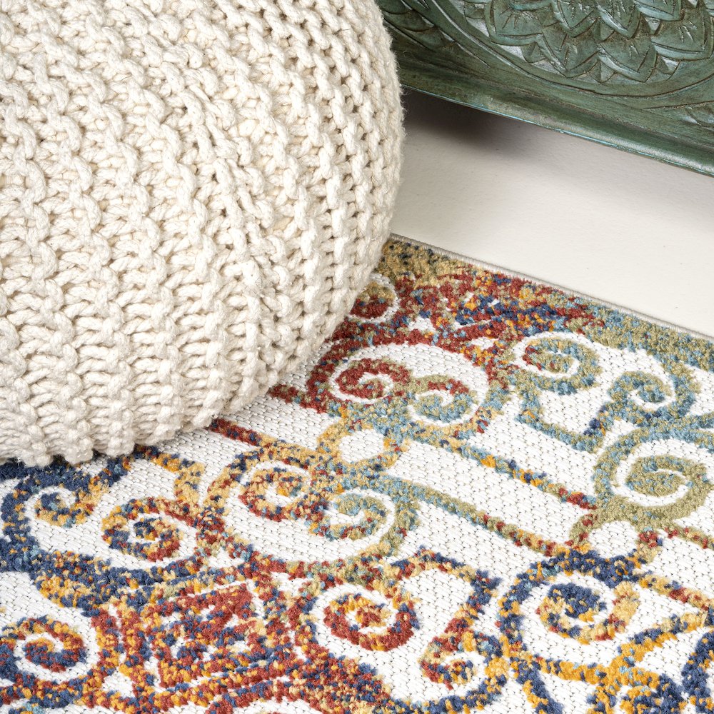 Cetara Ornate Trellis Indoor/Outdoor Area Rug