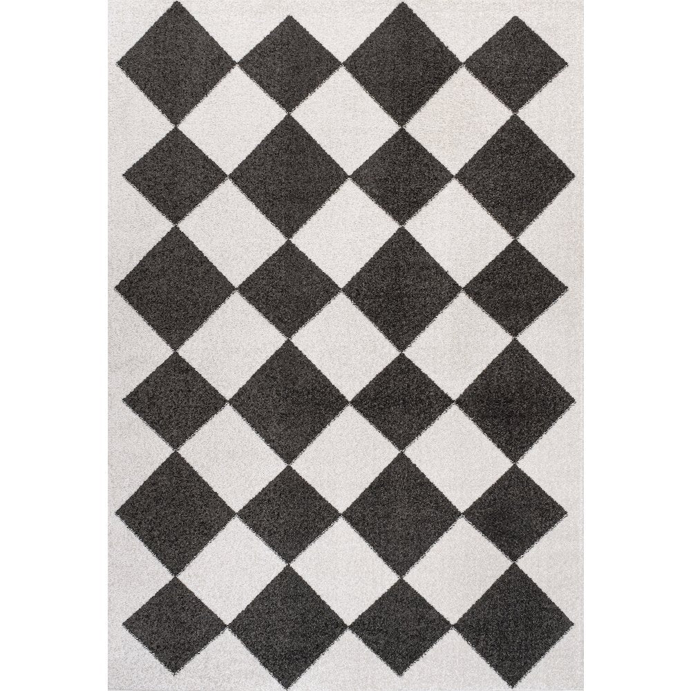 Draper Classic Geometric Diamond Pattern Area Rug
