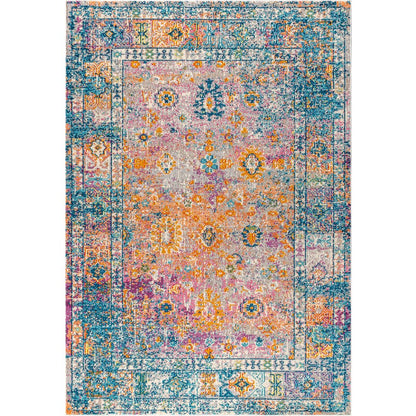 Vibrant Bohemian Flair Boho Vintage Medallion Area Rug
