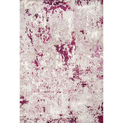 Contemporary Pop Modern Abstract Vintage Faded Area Rug