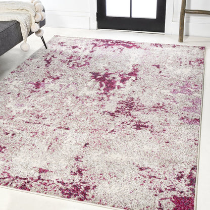 Contemporary Pop Modern Abstract Vintage Faded Area Rug