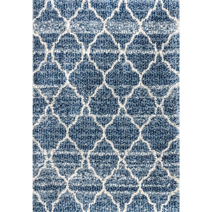 Susa Ogee Moroccan Trellis Shag Area Rug