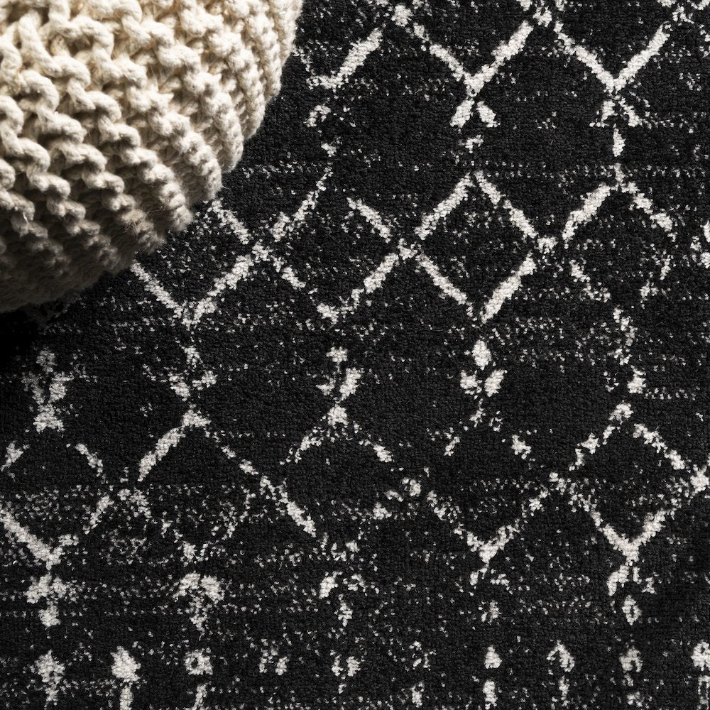 Moroccan Hype Boho Vintage Diamond Area Rug