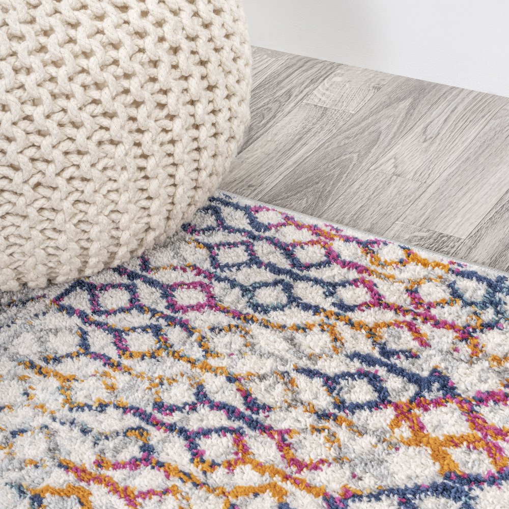 Arta Moroccan Vintage Geometric Rug Area Rug
