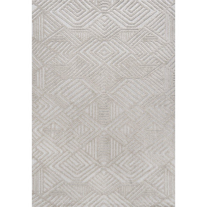Jordan High-Low Pile Art Deco Geometric Indoor/Outdoor Area Rug