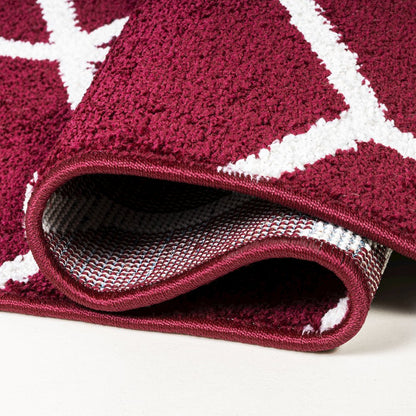 Tumbling Blocks Modern Geometric Area Rug