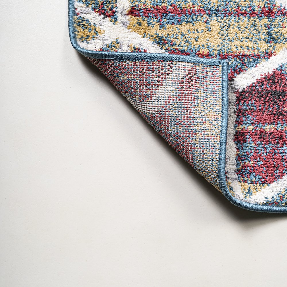 Tumbling Blocks Modern Geometric Area Rug