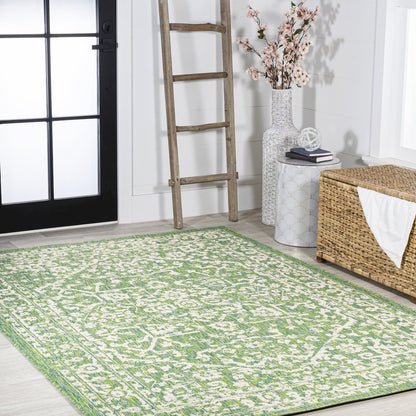 Malta Bohemian Medallion Textured Weave Indoor/Outdoor Area Rug