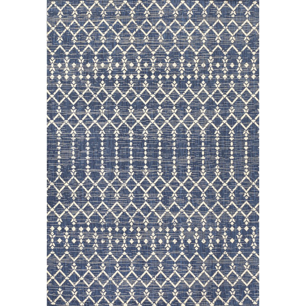 Ourika Moroccan Geometric Textured Weave Indoor/Outdoor Area Rug