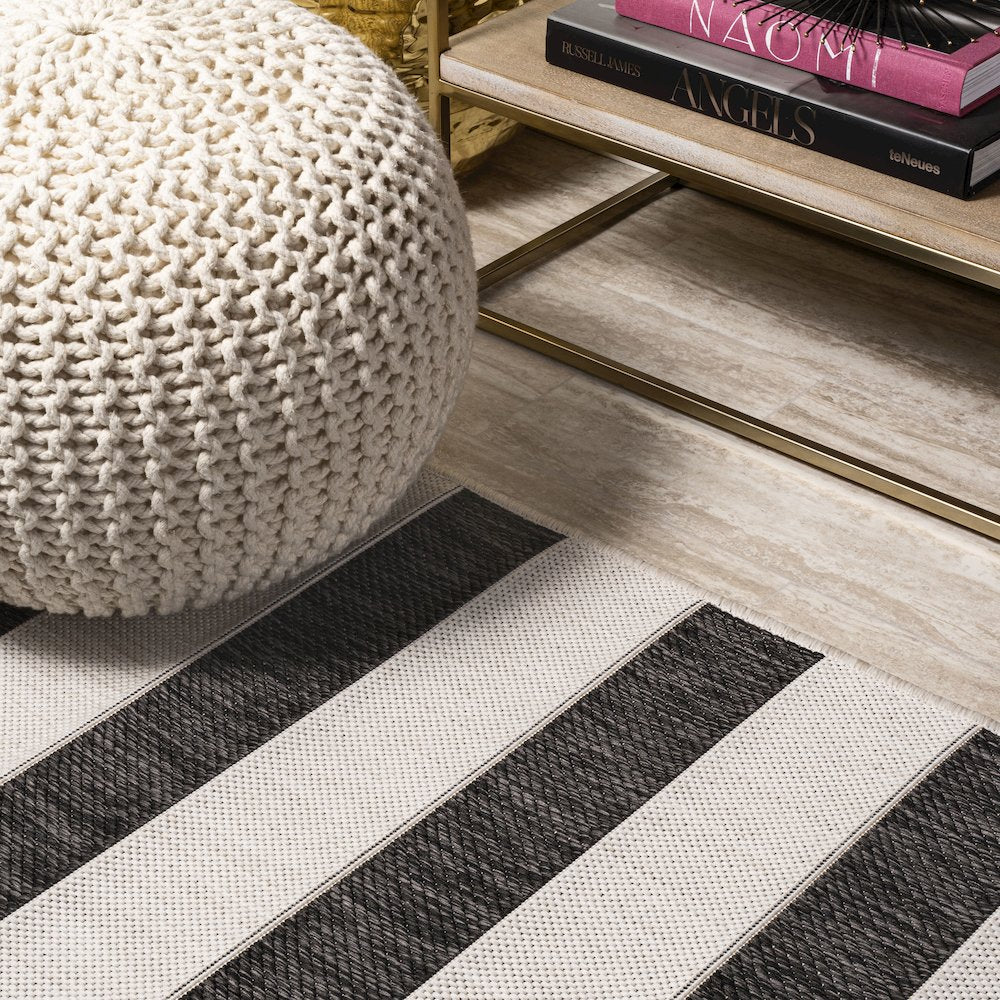 Aveiro Wide Stripe Indoor/Outdoor Area Rug