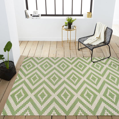 Sintra Diamond Tribal Indoor/Outdoor Area Rug