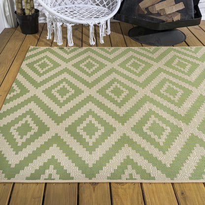 Sintra Diamond Tribal Indoor/Outdoor Area Rug