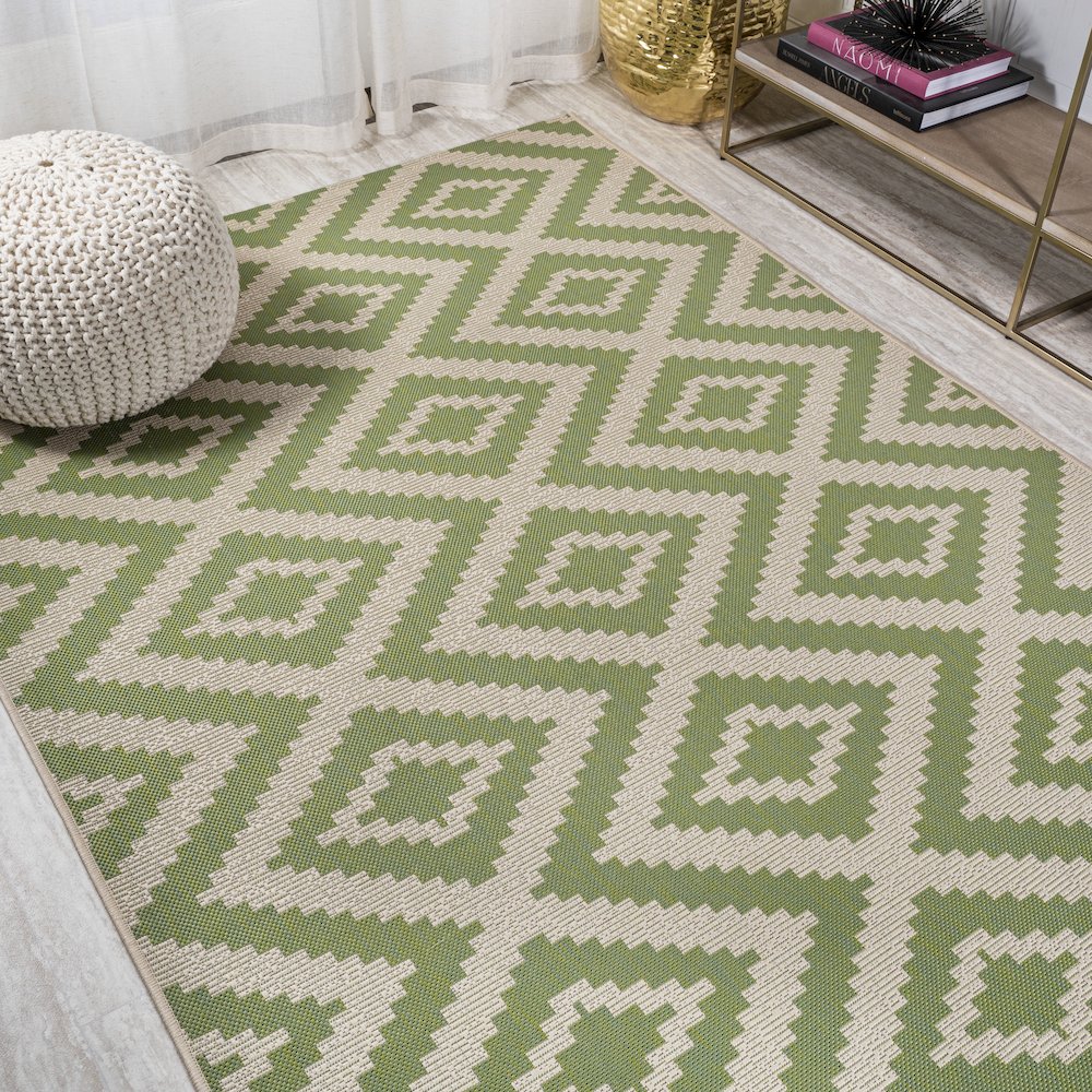 Sintra Diamond Tribal Indoor/Outdoor Area Rug
