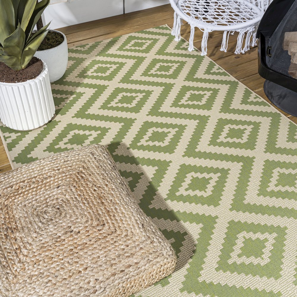 Sintra Diamond Tribal Indoor/Outdoor Area Rug