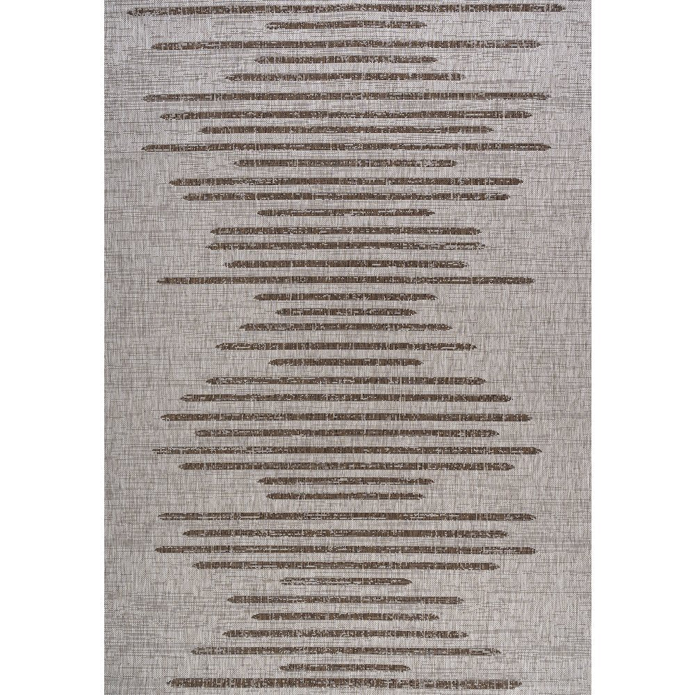 Zolak Berber Stripe Geometric Indoor/Outdoor Area Rug