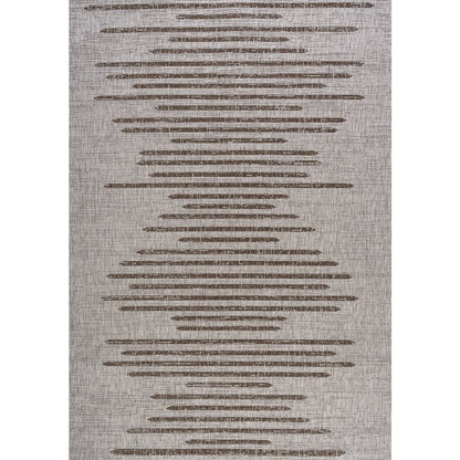 Zolak Berber Stripe Geometric Indoor/Outdoor Area Rug