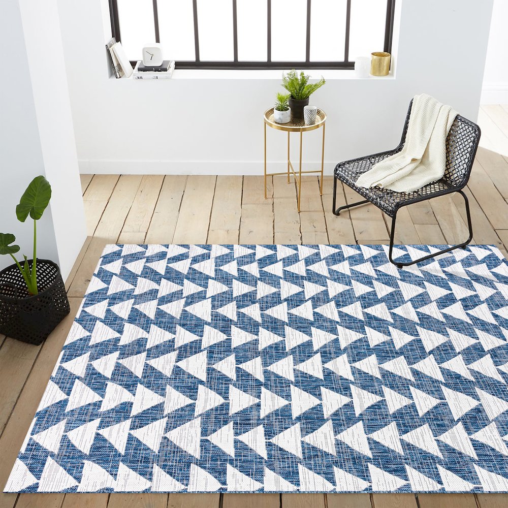 Andratx Modern Tribal Geometric Indoor/Outdoor Area Rug