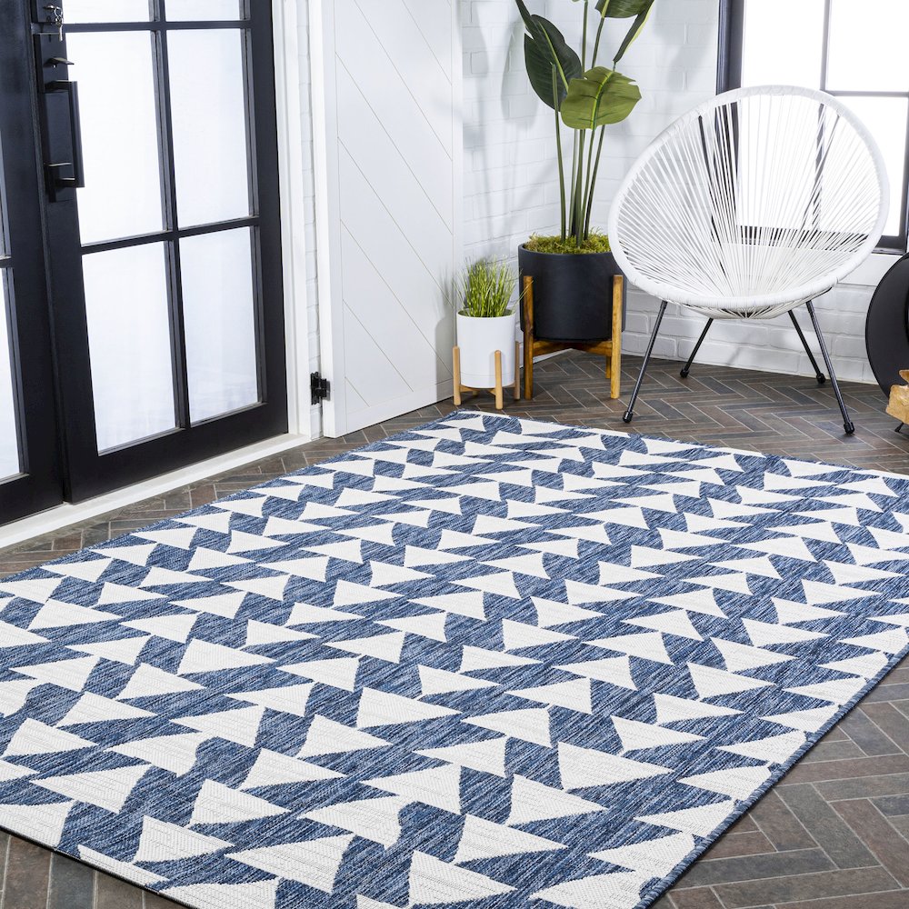 Andratx Modern Tribal Geometric Indoor/Outdoor Area Rug