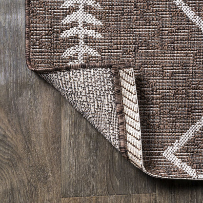 Derya Tribal Diamond Trellis Indoor/Outdoor Area Rug