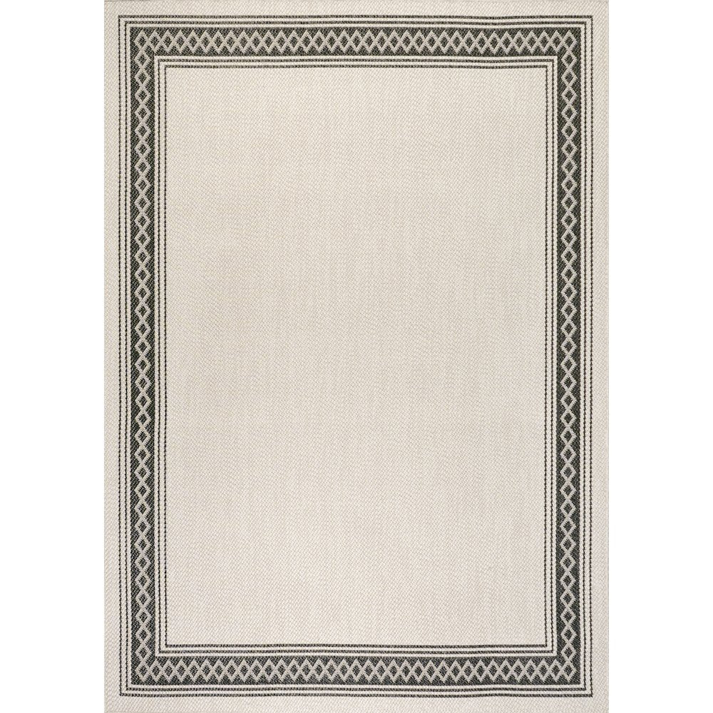 Lucia Classic Diamond Border Indoor/Outdoor Area Rug