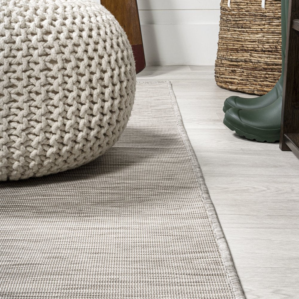 Ethan Modern Flatweave Solid Area Rug