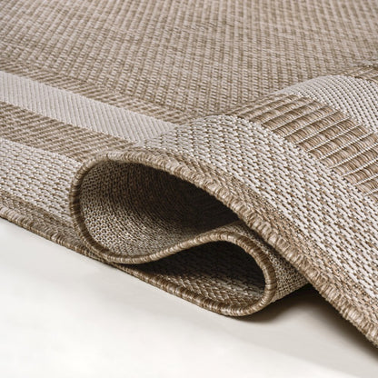 Dover Classic -Stripe Border Indoor/Outdoor Area Rug