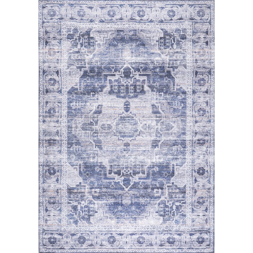 Alanya Ornate Medallion Washable Indoor/Outdoor Area Rug