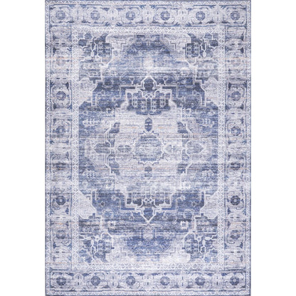 Alanya Ornate Medallion Washable Indoor/Outdoor Area Rug
