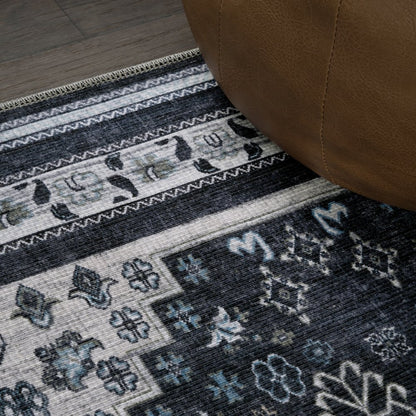 Dalyan Geometric Medallions Machine-Washable Area Rug