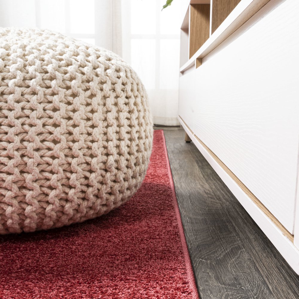 Haze Solid Low-Pile Area Rug