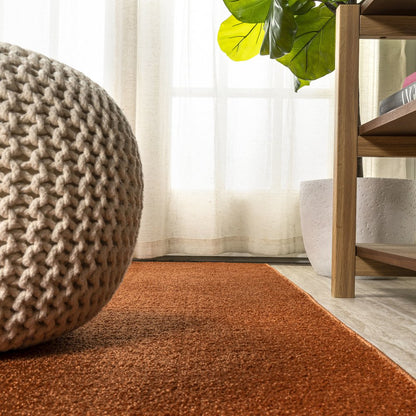 Haze Solid Low-Pile Area Rug