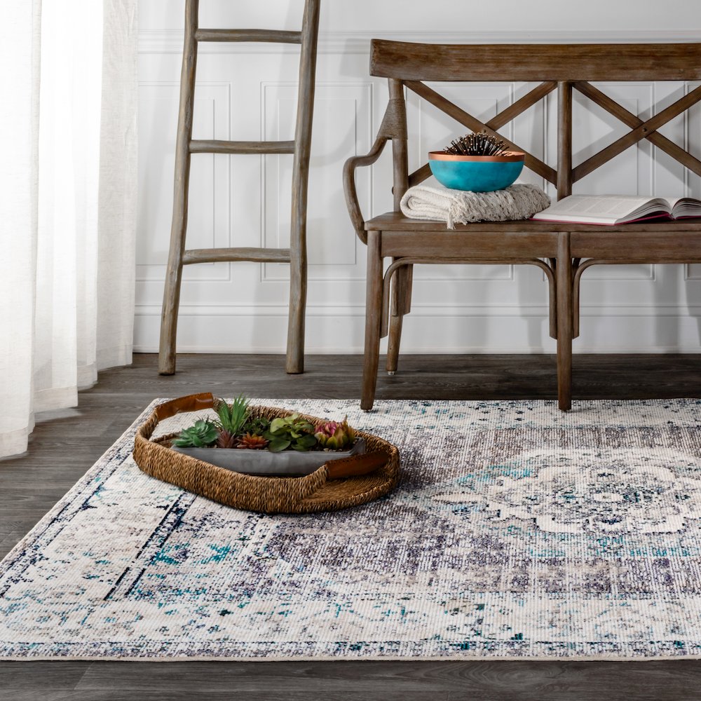 Ankara Vintage Medallion Area Rug