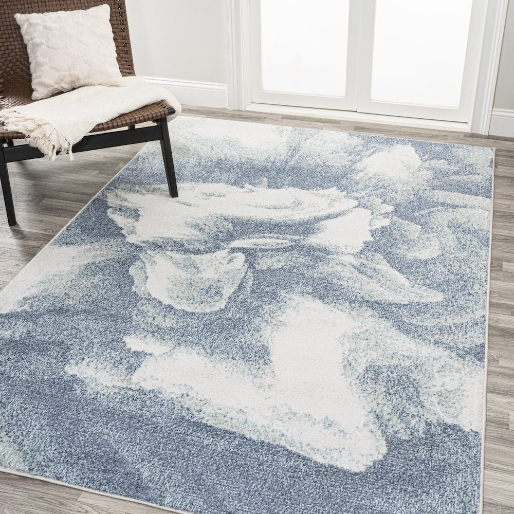 Petalo Abstract Two Tone Modern Area Rug
